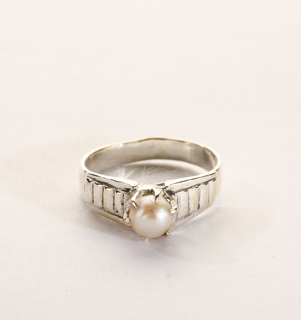 Pearl Ring Sterling Silver 925 | Pearl Rings Fresh Water | Real Diamond Pearl  Ring - Rings - Aliexpress